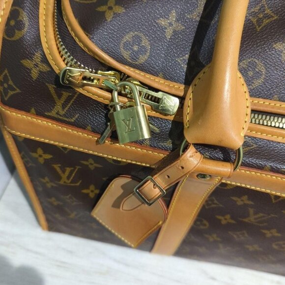 Authentic Louis Vuitton Sac Chien 50 Dog Carrier Monogram Pet Carrier Travel Bag - Picture 8 of 16